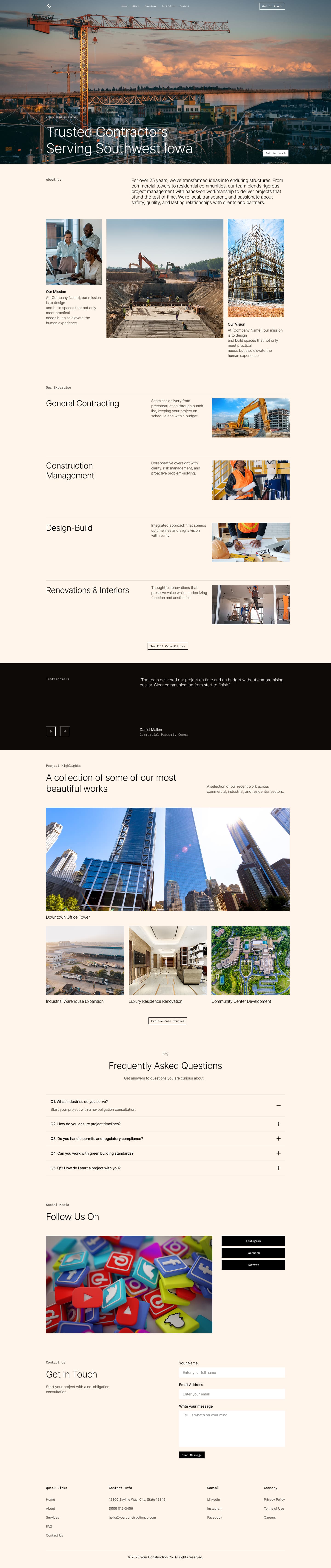 Construc desktop preview