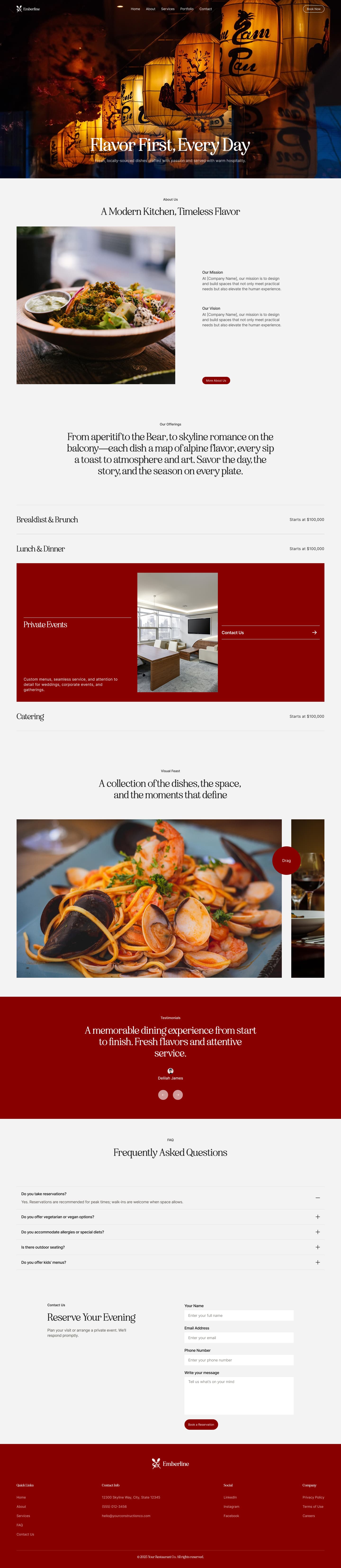 Riesto desktop preview